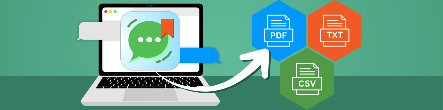 Cómo exportar Mac Messages a PDF o CSV