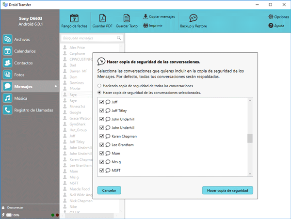 Restore Messages to Android