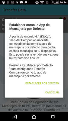 Restore Messages to Android