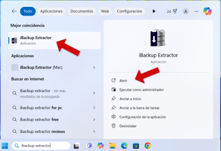 iBackup Extractor installer