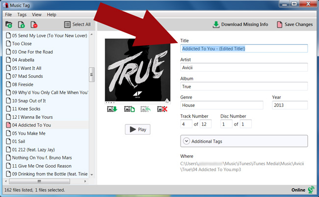 Music Tag Editor