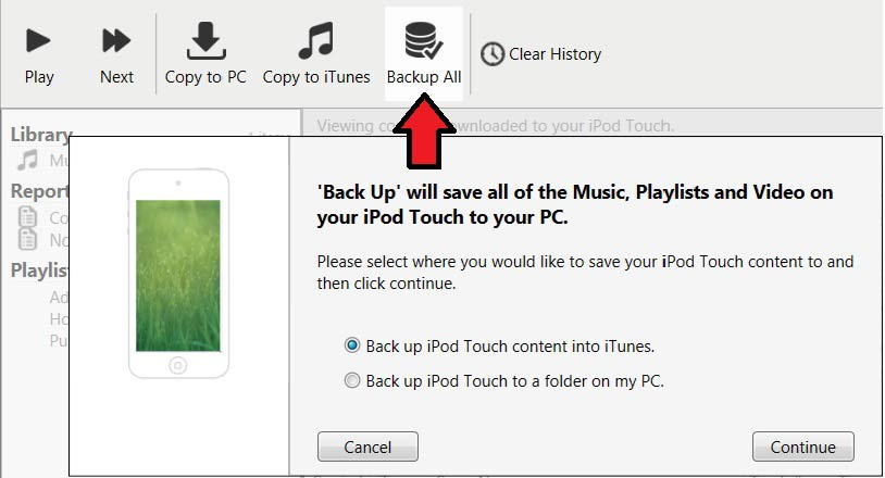 Cómo transferir música de iPod a iTunes