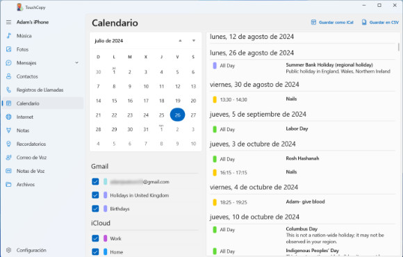 Exportando Los Calendarios Del IPhone A La Computadora